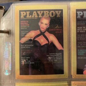 90s Vintage Playboy Chromium Cover Card Brigitte Nielsen Collectors 1995 #78